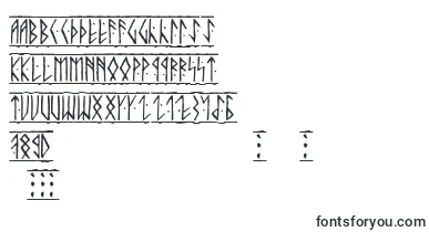  Runic font
