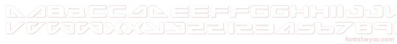 SeaDog2001Shadow Font – Pink Fonts on White Background