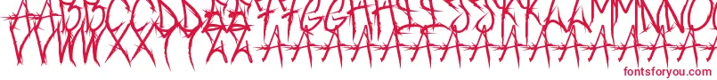 Brushofanarchyoutline Font – Red Fonts