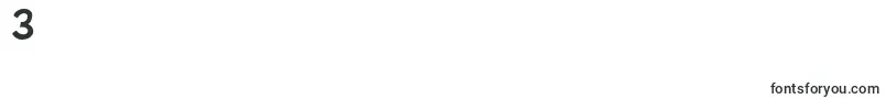 Rayjohns Font – Fonts for Digit 3