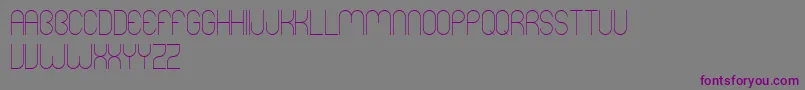 Mers Font – Purple Fonts on Gray Background