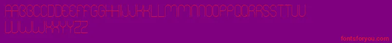 Mers Font – Red Fonts on Purple Background