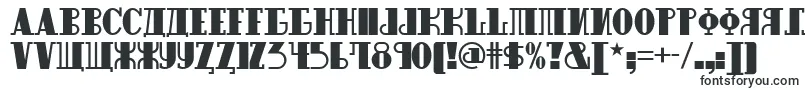 Raskalnikov-Schriftart – Gerade Schriften