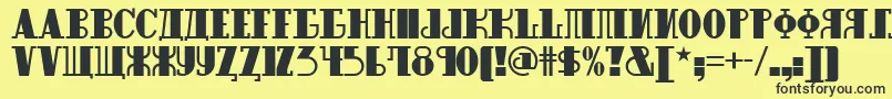 Police Raskalnikov – polices noires sur fond jaune
