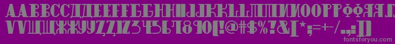 More about Raskalnikov Font Raskalnikov Font – Gray Fonts on Purple Background