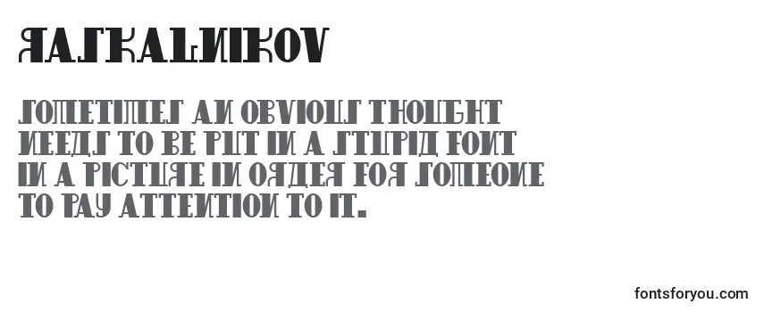 Raskalnikov Font