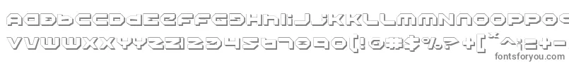 HaloShadow Font – Gray Fonts on White Background