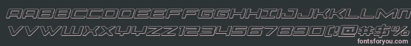 Phoenicia3Dital Font – Pink Fonts on Black Background