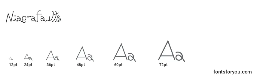 sizes of niagrafaults font, niagrafaults sizes