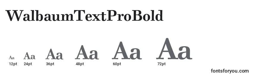 sizes of walbaumtextprobold font, walbaumtextprobold sizes