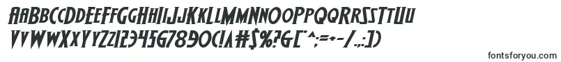 Wolfsbane2iiexpandital Font – Fonts Starting with W