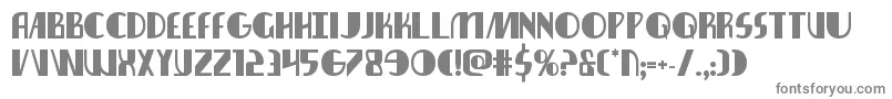 フォントNathanbrazilbold – 白い背景に灰色の文字