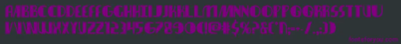 Nathanbrazilbold Font – Purple Fonts on Black Background