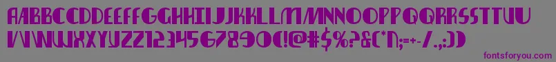 Nathanbrazilbold Font – Purple Fonts on Gray Background