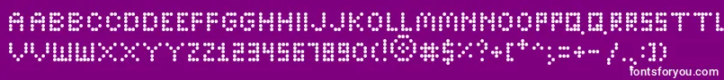 BrightLightsBold Font – White Fonts on Purple Background