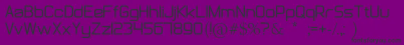 NotJustGroovy Font – Black Fonts on Purple Background