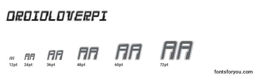 Droidloverpi Font Sizes