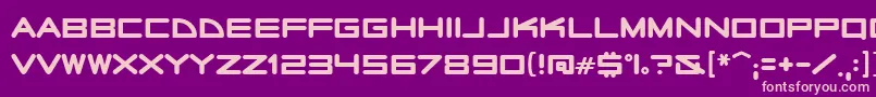 Radiostars Font – Pink Fonts on Purple Background
