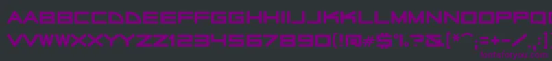 Radiostars Font – Purple Fonts on Black Background