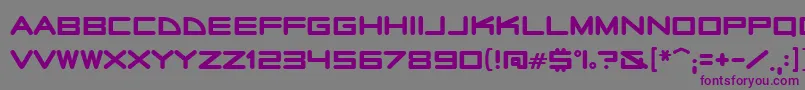 Radiostars Font – Purple Fonts on Gray Background