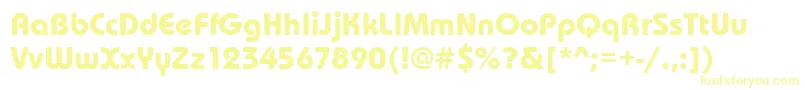 Bauhausitcteebol Font – Yellow Fonts