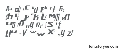 VenerealStrobeEffectItalic-fontti