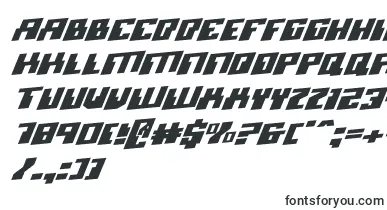  MicronianRotalic font
