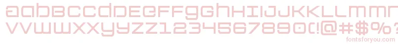 フォントColonymarinessemibold – ピンクのフォント