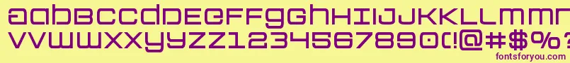 Colonymarinessemibold Font – Purple Fonts on Yellow Background