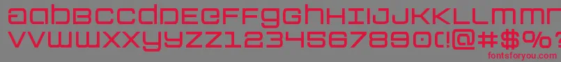 Colonymarinessemibold Font – Red Fonts on Gray Background