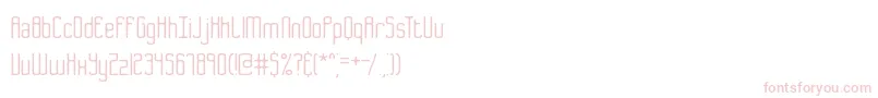 B2sq Font – Pink Fonts on White Background