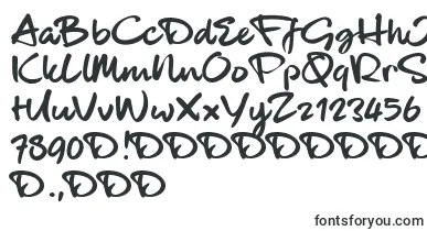  BlackhandTrial font