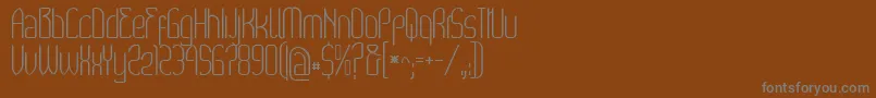 Więcej informacji o czcionce Wex Czcionka Wex – szare czcionki na brązowym tle