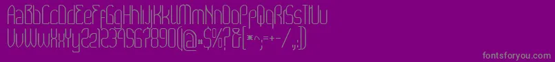 Wex Font – Gray Fonts on Purple Background