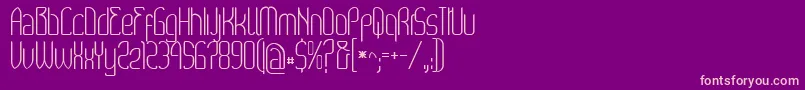 Wex Font – Pink Fonts on Purple Background
