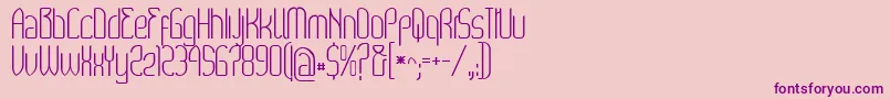 Wex Font – Purple Fonts on Pink Background
