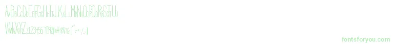 Fonte HbmSerenityCondensed – fontes verdes