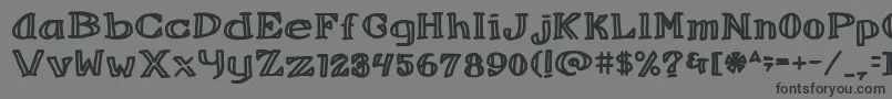 Weitere Informationen zur Refbeverage-Schriftart Refbeverage-Schriftart – Schwarze Schriften auf grauem Hintergrund
