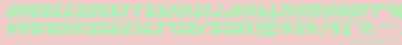 More about Forcemajeureexpandital Font Forcemajeureexpandital Font – Green Fonts on Pink Background