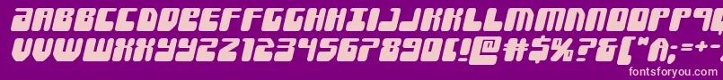 More about Forcemajeureexpandital Font Forcemajeureexpandital Font – Pink Fonts on Purple Background