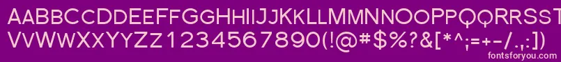 Florsn17 Font – Pink Fonts on Purple Background