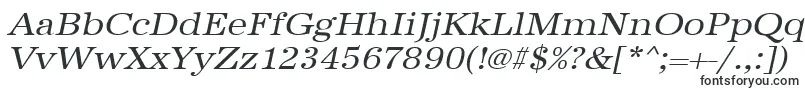 Шрифт UrwantiquatextwidOblique – широкие шрифты