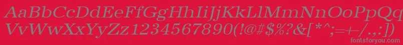 Más sobre la fuente UrwantiquatextwidOblique fuente UrwantiquatextwidOblique – Fuentes Grises Sobre Fondo Rojo