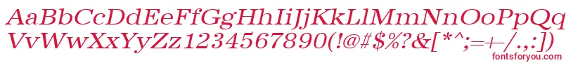 UrwantiquatextwidOblique Font – Red Fonts