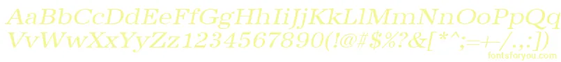 UrwantiquatextwidOblique Font – Yellow Fonts