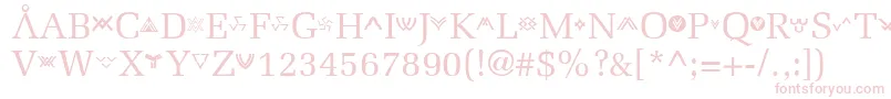 Stargate Font – Pink Fonts on White Background
