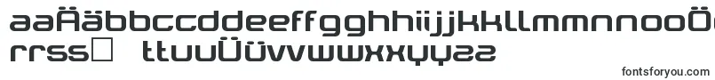 TektrronRegular-fontti – saksalaiset fontit