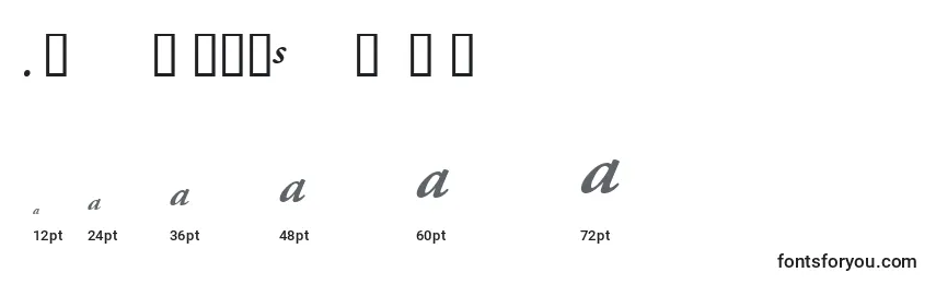 sizes of garamondprossksemibolditalic font, garamondprossksemibolditalic sizes