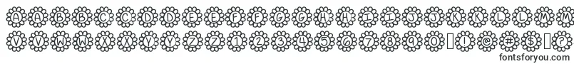 Flower Power Font – Old School Fonts