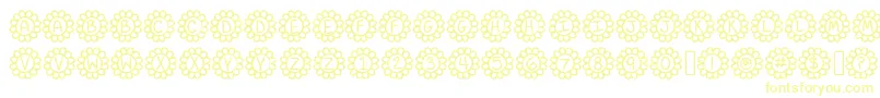 Flower Power Font – Yellow Fonts